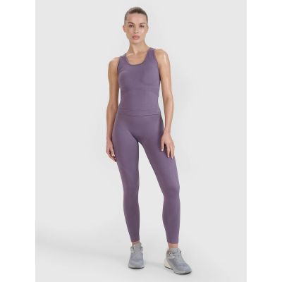 Women's seamless training leggings 4F | Anna Lewandowska 4F 4FALSSS25TFTIF383-51S
