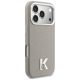4. Karl Lagerfeld Karl Head Logo MagSafe Case for iPhone 17 Pro - Gray
