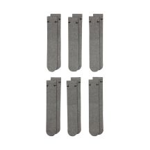 Nike Everyday Cush Crew Socks, 6 Pairs, Grey SX7666 064