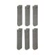 Nike Everyday Cush Crew Socks, 6 Pairs, Grey SX7666 064