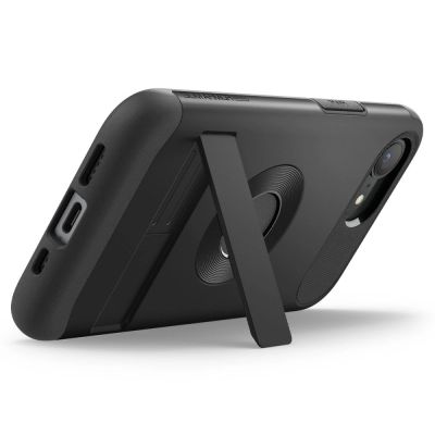 6. Spigen Slim Armor MagSafe Case for iPhone 16e / 17e - Black
