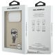 8. Karl Lagerfeld Silicone Karl Sketch & Logo MagSafe Case for iPhone 17 Pro - Brown