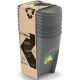 GARBAGE BINS 35 L SORTIBOX SET 4 PCS GREY STONE