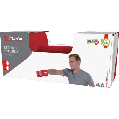 18. NEOPRENE Dumbbell 8KG PURE 2 IMPROVE