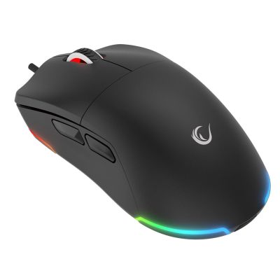 4. RAMPAGE WIRED GAMING MOUSE 12800 DPI BLINK BLACK