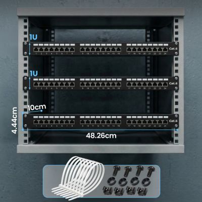 14. Patch panel Extralink EX.9830 (1U; cat. 5e; 24xRJ-45)