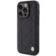 2. BMW Leather Quilted case for iPhone 15 Pro Max - black