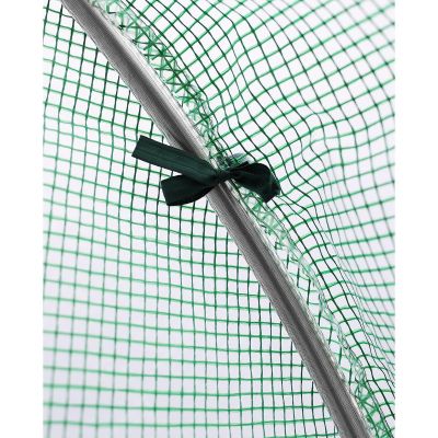 11. GREENHOUSE GARDEN TUNNEL 200x200x200CM PE GREEN STEEL STRUCTURE