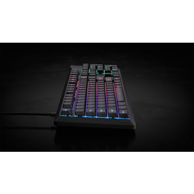 8. CORSAIR K55 CORE Juoda RGB LED Gaming Keyboard