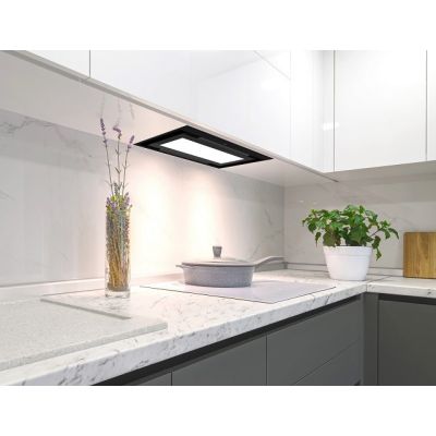 4. AKPO WK-12 EVITA hood BLACK SEMI-MATTE 60 BLACK GLASS 450