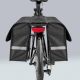 8. Wozinsky Double Bicycle Pannier Bag for Rack, 28 L, Black (WBB34BK)