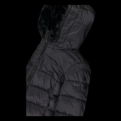 10. CMP women's winter jacket with hood, sports, insulated, black (34K0036F/U901)