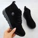 9. Women’s black suede leather ankle boots Rieker Z0022-00