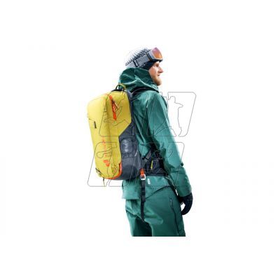 16. Deuter Alproof Lite 22 Avalanche Backpack - Turmeric/Black