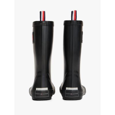 3. Tommy Hilfiger rain boots FLAG RAIN BOOT T3XC-33923-0047999 BLACK