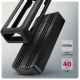4. Axagon EEM2-40G Hard Drive Enclosure SSD Case Black M.2