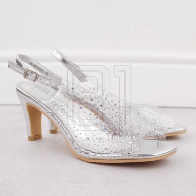 3. Heeled sandals Potocki W WS43317 WOL284C