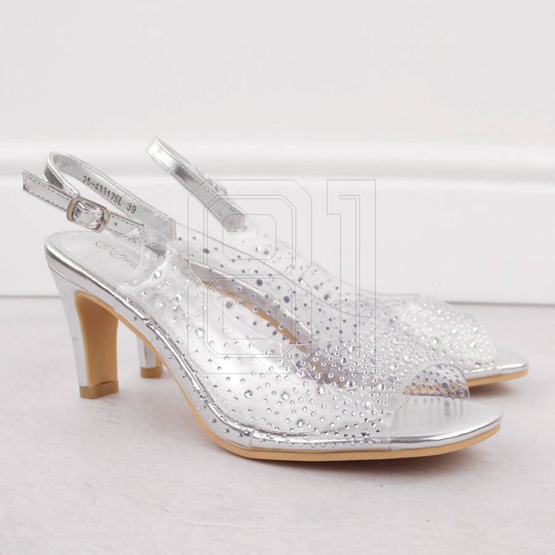 3. Heeled sandals Potocki W WS43317 WOL284C