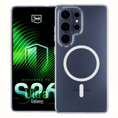 3. 3mk Clear MagCase for Samsung Galaxy S26 Ultra - transparent