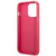 6. Guess Saffiano 4G Small Metal Logo case for iPhone 13 Pro / 13 - pink