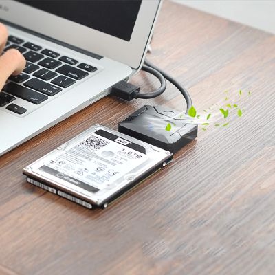 5. Ugreen 2.5'' / 3.5'' hard drive adapter cable (USB-A 3.0 - SATA) black (CR108)