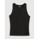 5. Women's slim ribbed knit top 4F 4FRSS26TSLEF338-20S