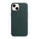 6. Apple Leather Case with MagSafe Forest Green for iPhone 14 Plus