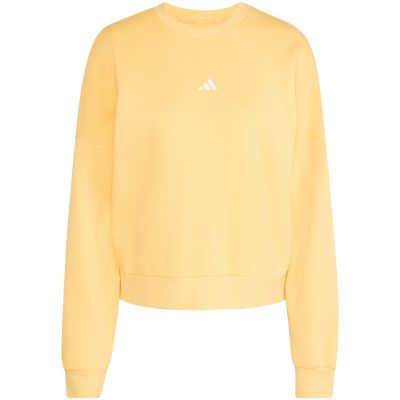 2. adidas Essentials Small Logo Feelcozy Women's Sweatshirt Yellow KC5278
