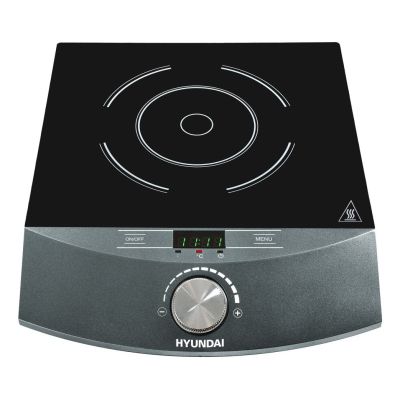 Hyundai IND 133 Black Countertop 30 cm Induction hob 1 zone(s)