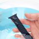 7. Dux Ducis Strap (Armor Version) Apple Watch SE strap, 9, 8, 7, 6, 5, 4, 3, 2, 1 (41, 40, 38 mm) silicone magnetic band bracelet blue