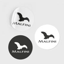 MALFINI sticker (white)