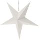 DECORATIVE HANGING PAPER STAR 45CM WHITE