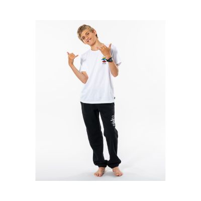 2. RIP CURL Search Icon Track Pant-Boy - Black