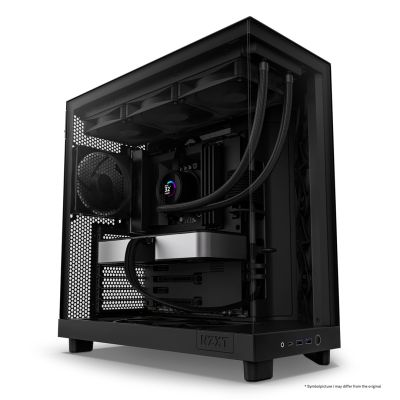 12. NZXT H6 FLOW MIDI TOWER COMPUTER CASE WITH WINDOW BLACK