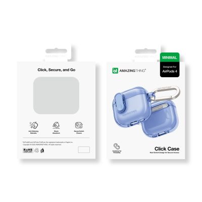 5. AmazingThing Minimal Case for AirPods 4 – ultramarine