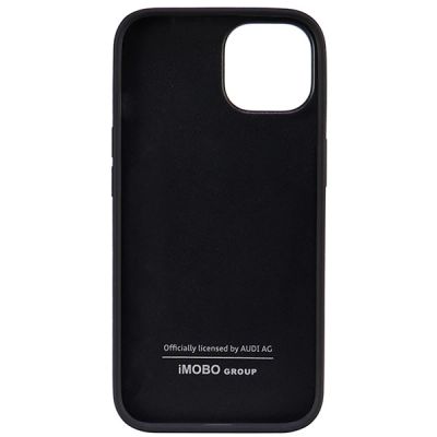 4. Audi Synthetic Leather iPhone 14 6.1" black/black hardcase AU-TPUPPCIP14-TT/D1-BK