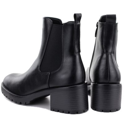 5. Women's ankle boots, insulated, black, Potocki SZ12742