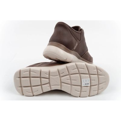 8. Skechers Men’s Summits Siegul Slip-ins Insulated Brown Shoes