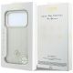 8. Guess Peony 4G Small Logo MagSafe case for iPhone 17 Pro / 18 Pro - beige
