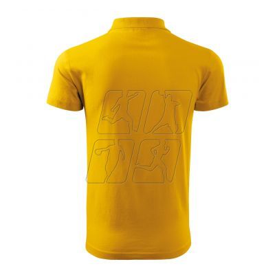 3. Malfini Single J. M MLI-20204 yellow polo shirt