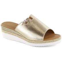Potocki W WOL145A metallic wedge sandals, gold