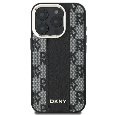 3. DKNY Checkered Pattern Magsafe iPhone 16 Pro Max Case - Black