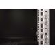 13. Digitus Unique 19" 9U rackmount network cabinet, 600x450, glass door, black, undivided, assembled, 100kg