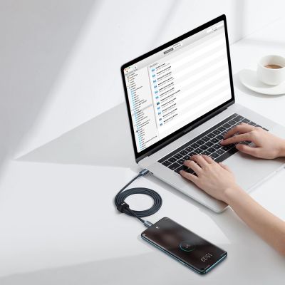 13. Baseus CAJY000603 USB-C - USB-C PD cable 100W 5A 480Mb/s 1.2m - blue