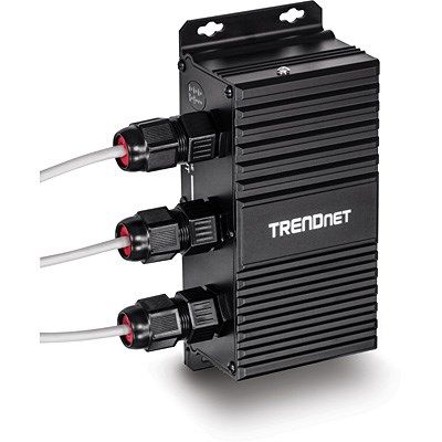 2. TRENDnet 2-Port Industrial Outdoor Gbit UPoE Extender 100m