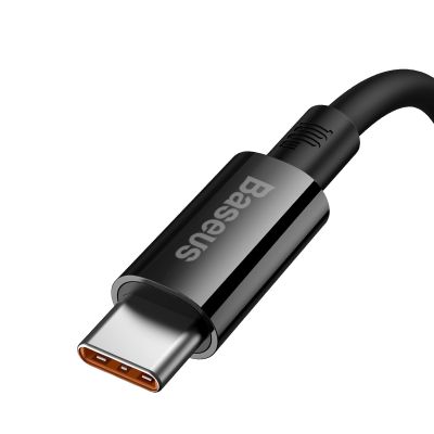 4. Baseus Superior Series USB-A / USB-C Cable 100W 1m - Black