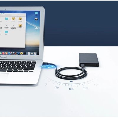 6. Ugreen cable USB 2.0 cable (male) - USB 2.0 (male) 0.5 m black (US128 10308)