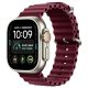 9. Tech-Protect Iconband Pro strap for Apple Watch 44 / 45 / 46 / 49 mm - burgundy