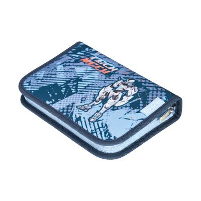 12. Herlitz UltraLight Plus TechMech School Backpack Set Boy Polyester Blue, Orange