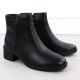 3. Women's insulated ankle boots with a block heel, black, Sergio Leone BT25239